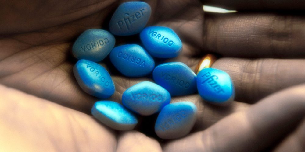 Which hemorrhage issues are linked with Viagra?