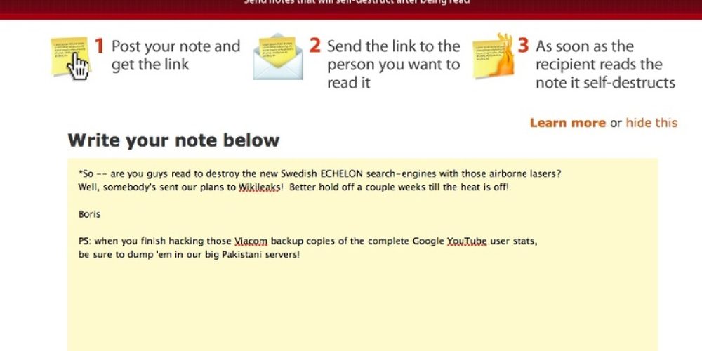 How and also hardwearing . Notices Exclusive: Encrypted Private data Storing